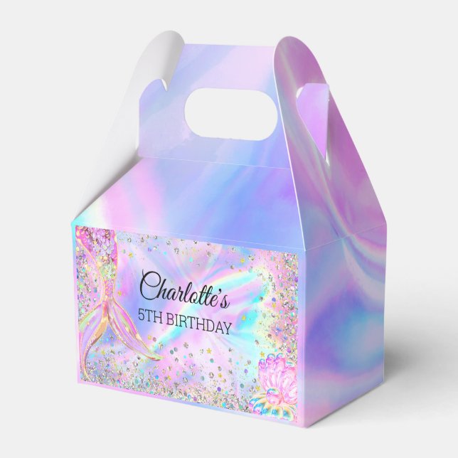 Ballotins Mermaid Splish Pool Party Fille Anniversaire (Verso)