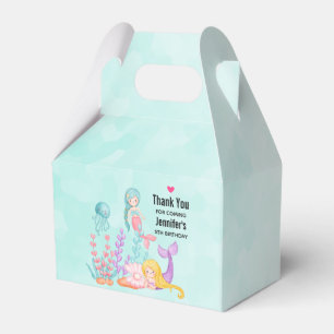 Ballotins Mermaids et méduses sous l'aquarelle marine