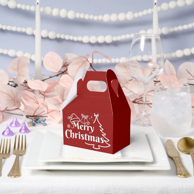 Ballotins Merry Christmas Gift Box (Mariage)