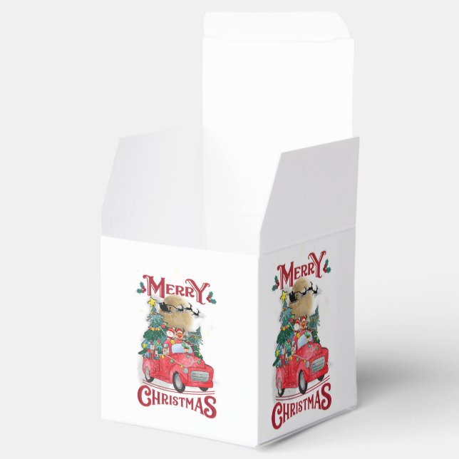 Ballotins Merry Christmas Vintage Red Santa Truck (Ouvert)