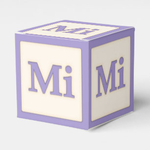 Ballotins "Mi" Solfeggio Musical Baby Blocks Violet