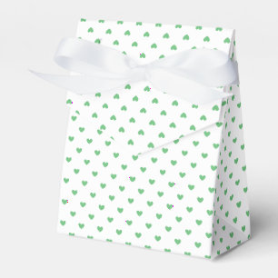 Ballotins Micro Hearts Été Vert - Blanc
