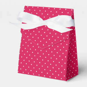 Ballotins Micro pois blanc rouge framboise