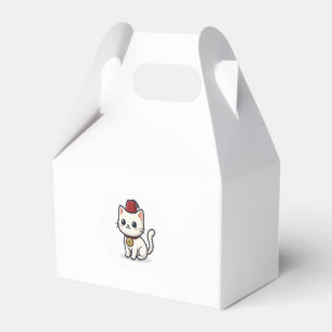 Ballotins Mignon chat Kawaii marocain avec autocollant Fez
