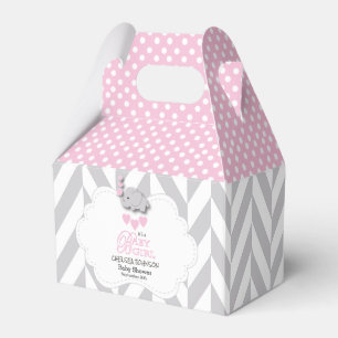 Ballotins Mignon Éléphant Rose, Blanc et Gris 🐘