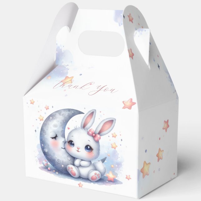 Ballotins mignon lapin assis sur la lune (Recto)
