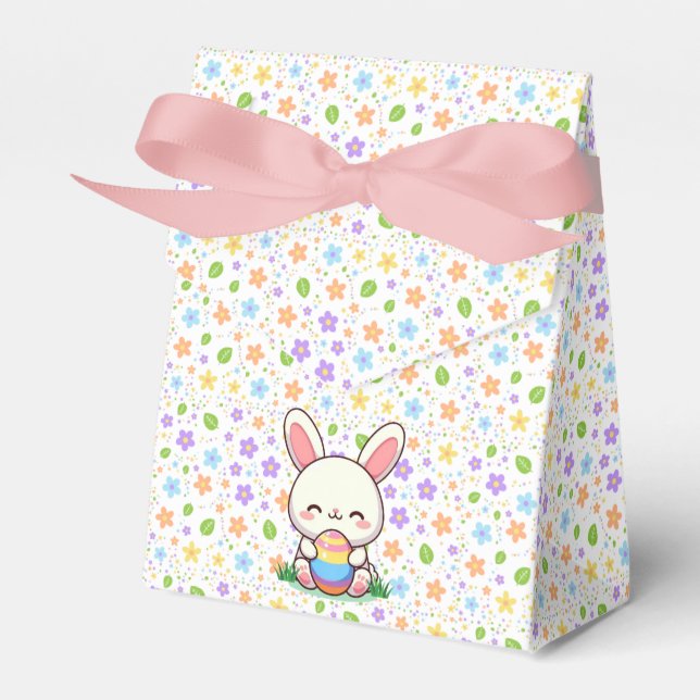 Ballotins Mignonne lapin de printemps/Pâques avec oeuf (Verso)