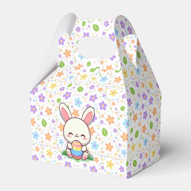 Ballotins Mignonne lapin de printemps/Pâques avec oeuf (Verso)