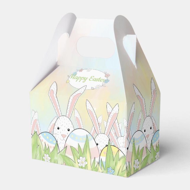 Ballotins Mignonne lapin et oeufs de Pâques (Verso)