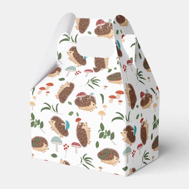 Ballotins Mignons champignons de hérisson forêt bois animal (Verso)