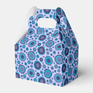 Ballotins Mignons motifs de soleils multicolores bleus
