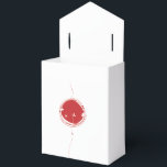 Ballotins Minimalist Oriental Red Sun Favor Box<br><div class="desc">Make your special occasions unforgettable with these elegant favor boxes. Featuring a striking crimson oriental sun against a clean, minimalist background, this design represents a beautiful fusion of Zen aesthetics and modern art. Ideal for wedding favors, boutique gift packaging, or cultural celebrations. A sophisticated way to share a little piece...</div>