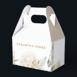 Ballotins Minimaliste Moderne Fleur de Pivoine Blanche Aquar<br><div class="desc">Le design floral à l'aquarelle de pivoine blanche moderne minimaliste est le cadeau idéal pour les invités d'une fête de mariage. Émerveillez vos demoiselles d'honneur et vos amies avec les meilleures idées de cadeaux pour enterrement de vie de jeune fille. Les jolies fleurs sont mignonnes, féminines et modernes et sont...</div>