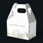 Ballotins Minimaliste Moderne Fleur de Pivoine Blanche Aquar<br><div class="desc">Le design floral à l'aquarelle de pivoine blanche moderne minimaliste est le cadeau idéal pour les invités de la douche nuptiale. Émerveillez vos demoiselles d'honneur et vos amies avec les idées de cadeaux idéales pour l'enterrement de vie de jeune fille. Les jolies fleurs sont mignonnes, féminines et modernes et constituent...</div>