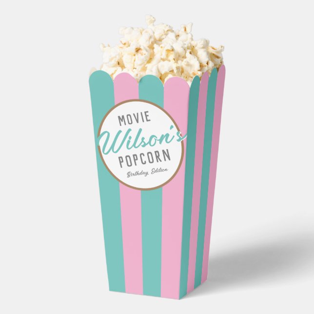 Ballotins Mint et rose Événement spécial Mois Nuit Popcorn (Sauté)