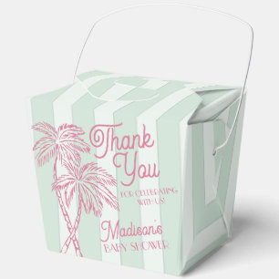 Ballotins Mint Palm Spring Pastel Beach Baby shower
