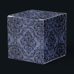 Ballotins Minuit Bleu Vintage Grunge Damas<br><div class="desc">ballotin vintage dans les accents de bleu.</div>