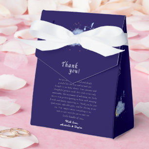 Ballotins Minuit Blue Starlit Baby Boy Bliss Stork
