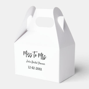 Ballotins Miss à Mrs enterrement de vie de jeune fille éléga