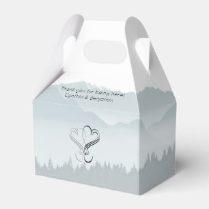 Ballotins Misty Mountains Hearts Mariage Merci