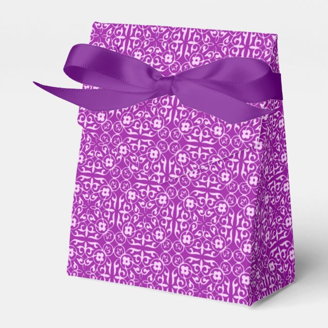 Ballotins Modèle Damask médiéval, améthyste violet (Verso)