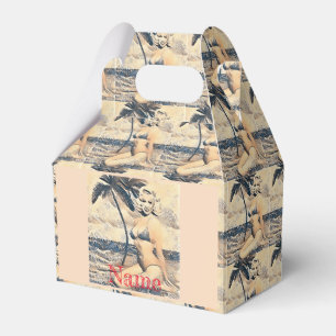 Ballotins Modèle de bikini blond agenouillé Thunder_Cove 