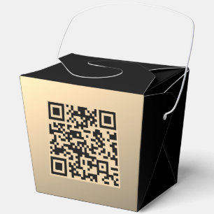 Ballotins Modèle de code QR immédiatement modifiable   Or Fa