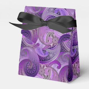 Ballotins Modèle Exotique Purple Paisley Damask