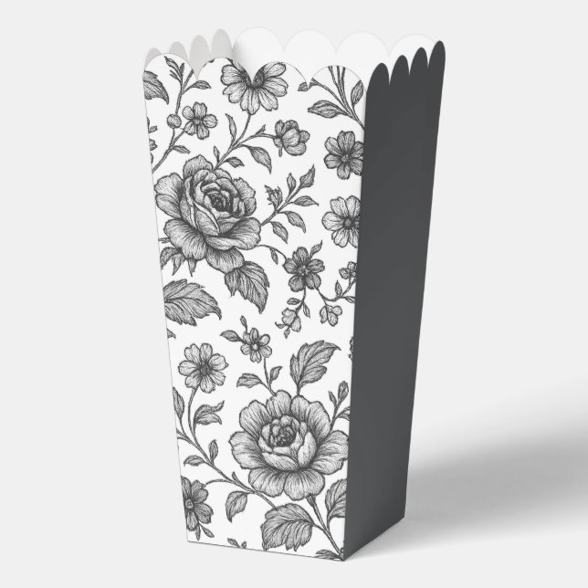 Ballotins Modèle Floral Rose vintage (Verso)