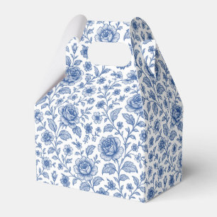 Ballotins Modèle Floral Royal Bleu Rose