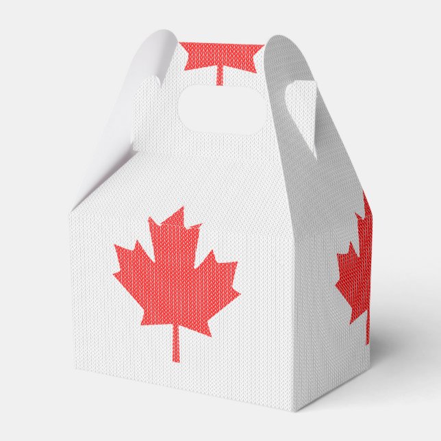 Ballotins Modèle Knit Maple Leaf Tricot Motif (Arrière)