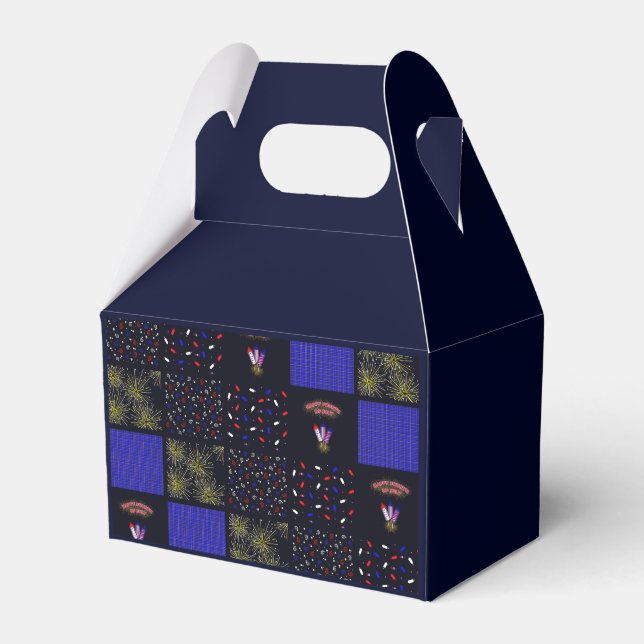 Ballotins Modèle patchwork du 4 juillet - 4 juillet (Verso)