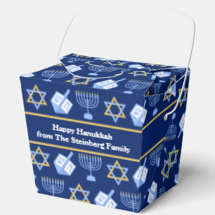 Ballotins Modèle personnalisé de Hanukkah bleu Fortune Party