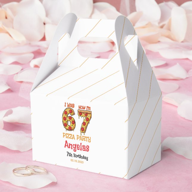 Ballotins Modern Slice Slice Boy Six Seven Birthday Party (Mariage)