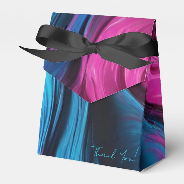 Ballotins Moderne et chic Mariage-Bleu et Rose- (Verso)