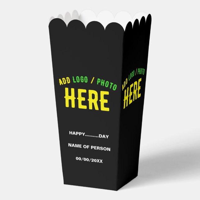 BALLOTINS MODERNE ET MODERNE PERSONNALISÉ NOIR VÉRIFIÉ MARQU (Recto)