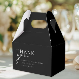 Ballotins Moderne, Minimal, Noir, Mariage