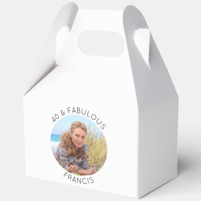 Ballotins Moderne minimaliste 40 & Fabulous Photo (Recto)