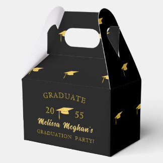 Ballotins Moderne Simple Gold Graduation Cap Grad Party