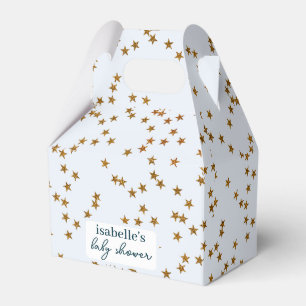 Ballotins Moderne simple Pastel Blue Gold Star