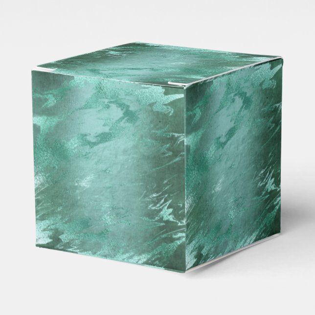 Ballotins Molten Jade | Marbre de luxe Emerald Green (Verso)