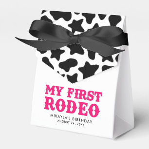 Ballotins Mon premier Rodeo Rose Cowgirl Anniversaire