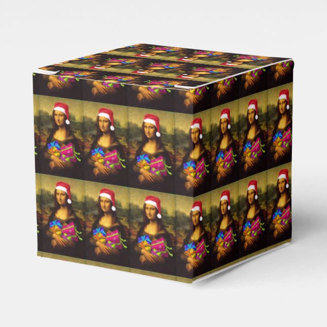 Ballotins Mona Lisa Arrive Comme Père Noël (Verso)