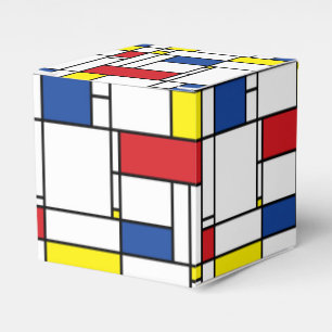 Ballotins Mondrial Minimaliste Géométrique De Stijl Art Mo