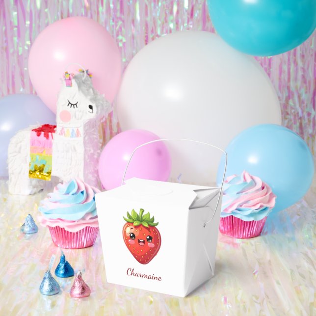 Ballotins Monogram cute strawberry kawaii (Fête)