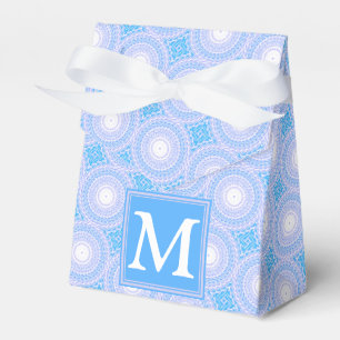 Ballotins Monogramme Cercles bleu électrique motif