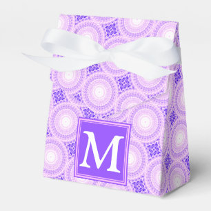 Ballotins Monogramme cercles violets motif