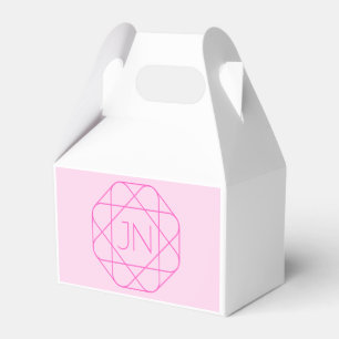 Ballotins Monogramme Cool, Style de Logo Hip   Rose & Magent