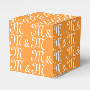 Ballotins Monogramme initiales personnalisées couple motif s