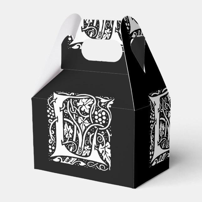 Ballotins Monogramme L Art Nouveau Vintage  (Verso)